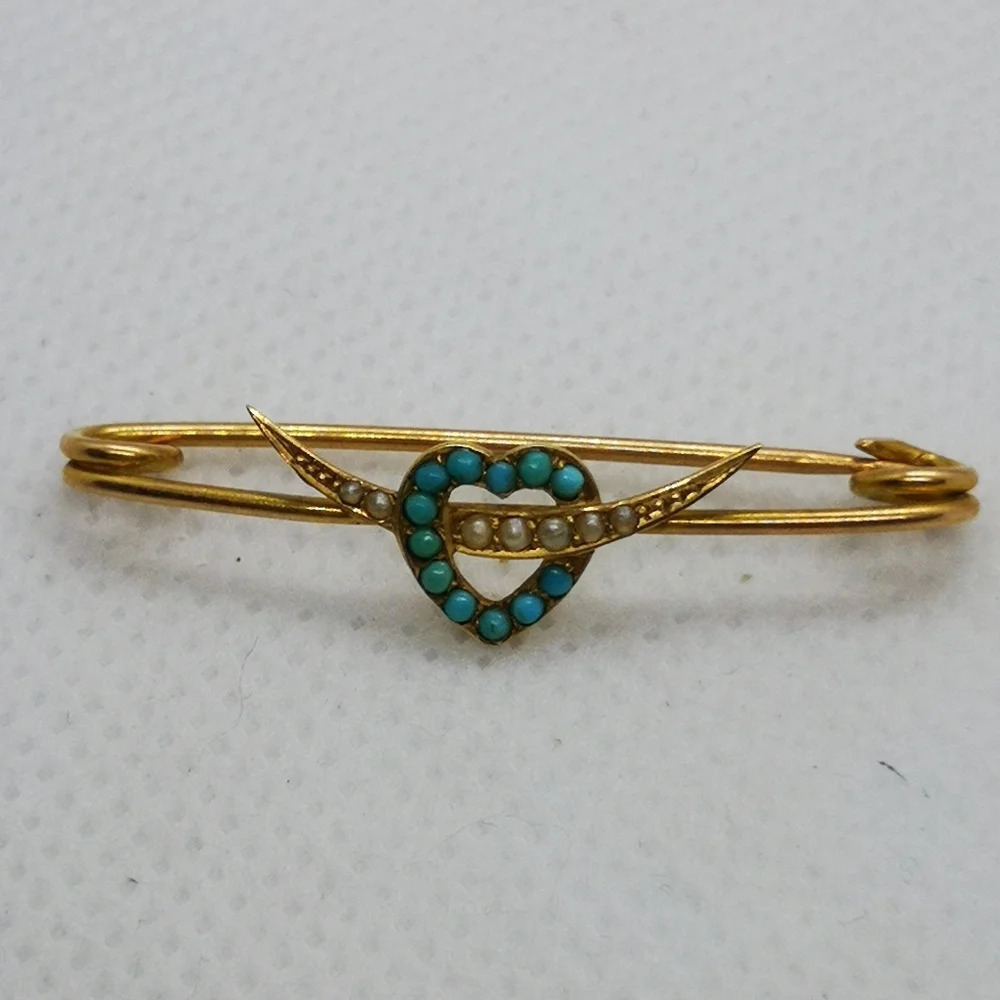 15ct Victorian  brooch